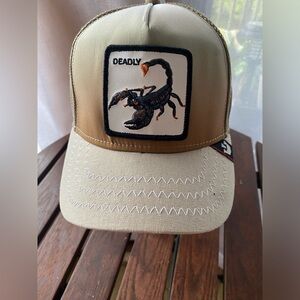 Goorin Bros Trucker Farm Hat Cap DEADLY  Scorpion  Limited Edition